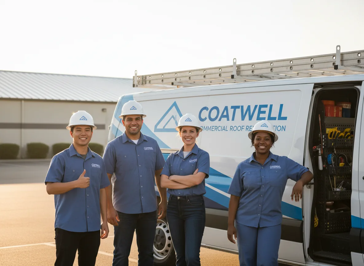 Commercial roof coating company in Mableton, GA